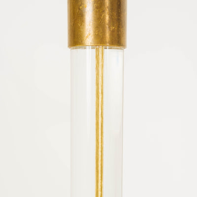 Glass Column Floor Lamp by Stewart Ross James for Hansen Lighting Co., 1970's