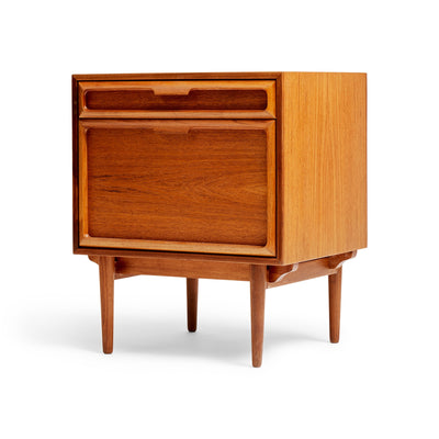 Drop Front Night Stands by Ib Kofod Larsen, 1950s