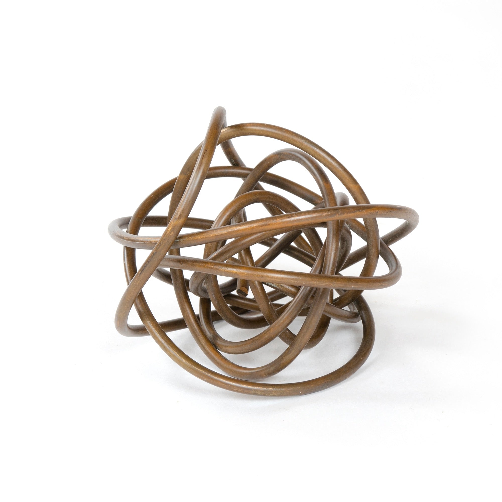 Sculpture of Intertwined Copper Rod