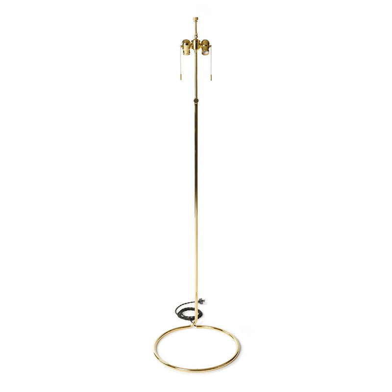 'Rope' Floor Lamp in Polished Bronze by WYETH, Made to Order