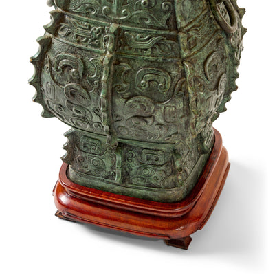 Archaic Bronze Lamp