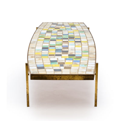 Mosaic Top Low Table from Italy
