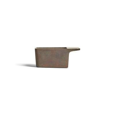 Patinated Brass Ashtray by Carl Aubock for Werkstätte