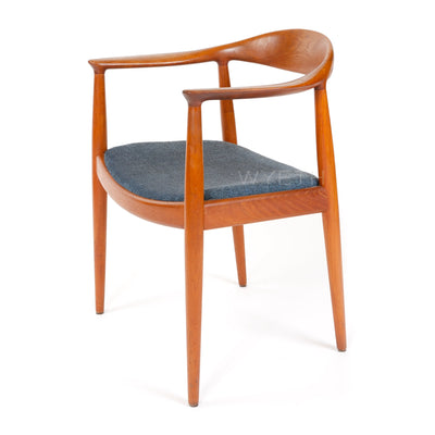 Teak 'Round' Chair by Hans J. Wegner for Johannes Hansen, 1949