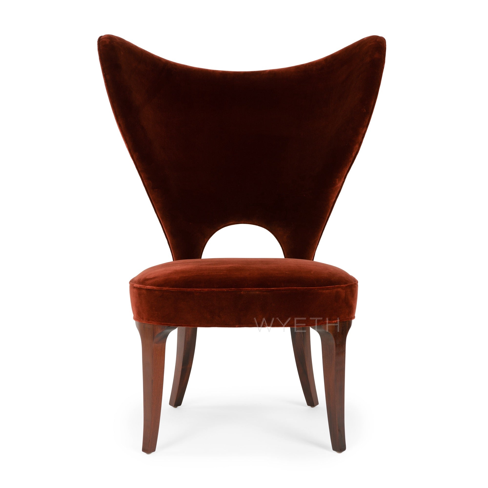 Dunbar Heart Chair by Edward Wormley, WYETH, 1944