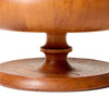 Turned Footed Teak Bowl by Richard Nissen for Nissen, 1956