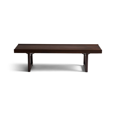 Rosewood Low Table Bench by Torbjorn Afdal for Bruksbo