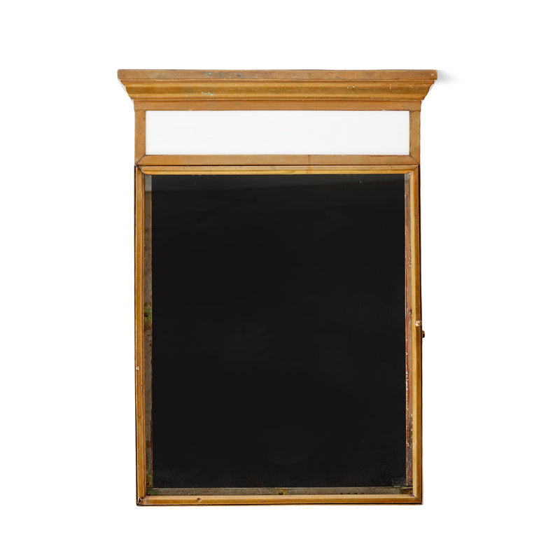 Illuminated Copper Vitrine