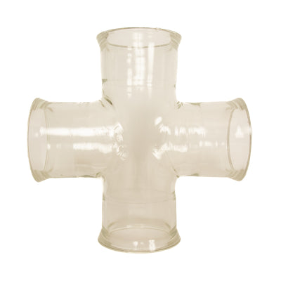 Glass Junction Tube Sculpture by Pyrex, 1930s