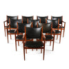 Set of Ten Arm Chairs smaller Model JH 713 by Hans J. Wegner for Johannes Hansen