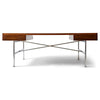 Rosewood and Steel Architect's Desk by Illum Wikkelso for P. Schultz & Co.