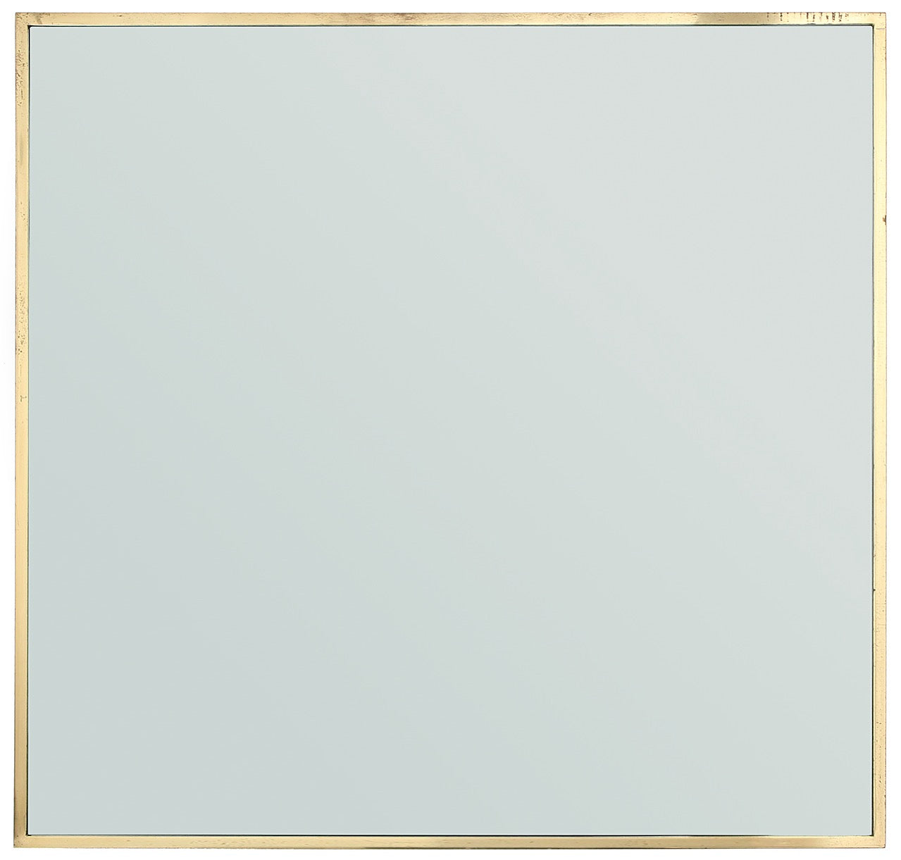 Thin-Edged Brass Mirror by Edward Wormley for Dunbar, 1950s