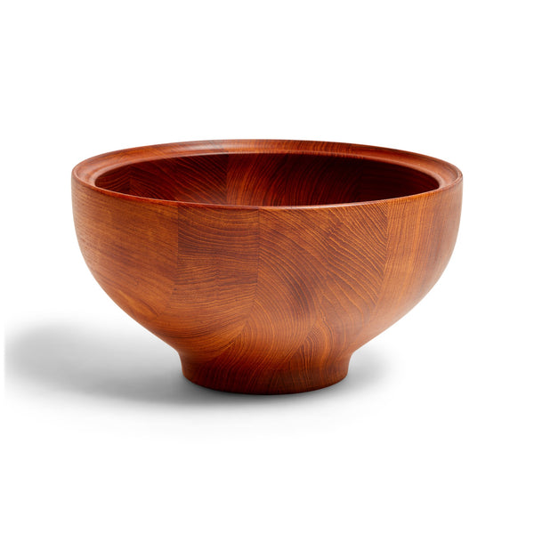 Solid Teak Serving Bowl by Henning Koppel for Georg Jensen - WYETH