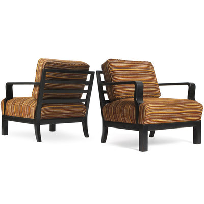 Handsome Pair of Lounge Chairs