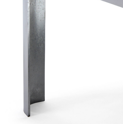 Polished Steel Low Table from USA