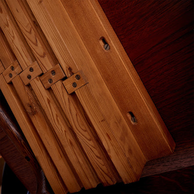 Rare Extension Table in Solid Teak and Oak by Hans J. Wegner for Johannes Hansen