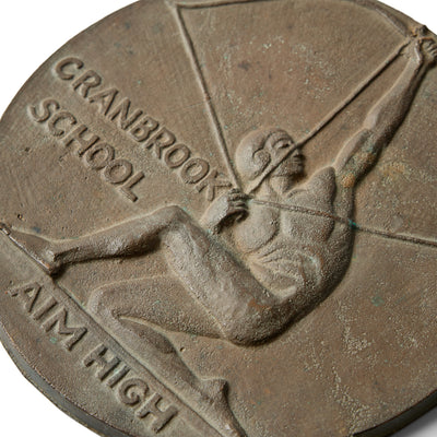 Bronze Plaque by Eliel Saarinen