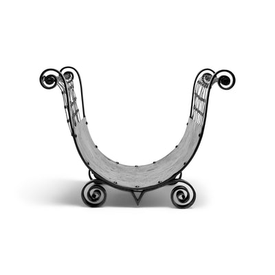 Wrought Iron Log Holder from USA