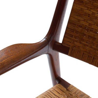 Caned Armchair by Hans J. Wegner for Johannes Hansen, 1950's