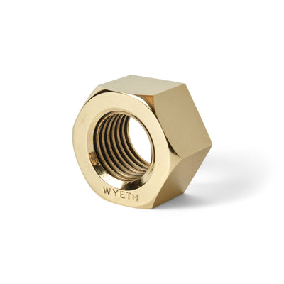 Polished Bronze Industrial Machine Nut by WYETH