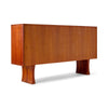 Glass Teak Cabinet by Johannes Aasbjerg, 1960s