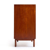 Two Level Double Tambour Door Cabinet by Peter Hvidt & Orla Mölgaard-Nielsen for Soborg Mobelfabrik