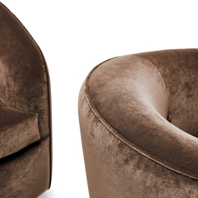 Swiveling Armchairs by Milo Baughman for Thayer-Coggins