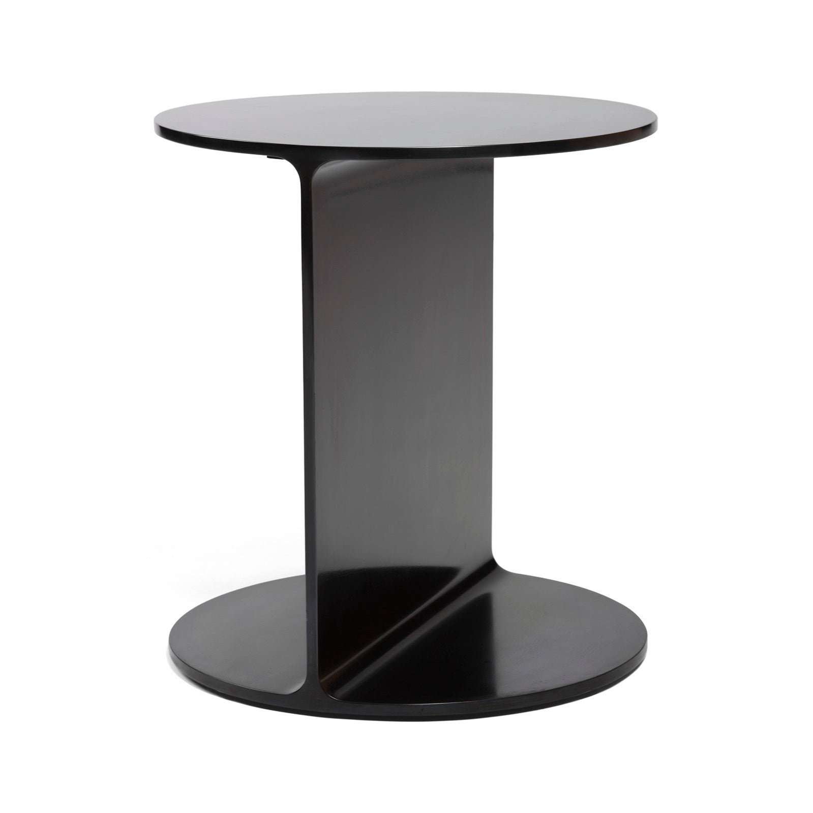 ‘Round I-Beam’ Table in Blackened Steel by WYETH - WYETH
