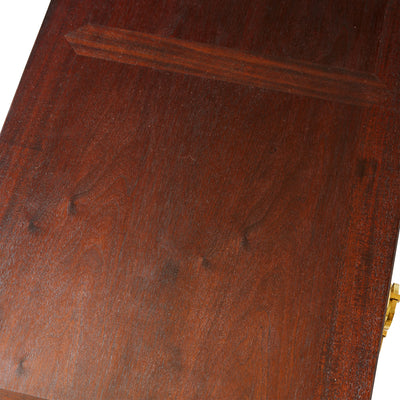 Modernist sideboard cabinet with unique bronze hardware. by Edward Wormley for Dunbar - WYETH