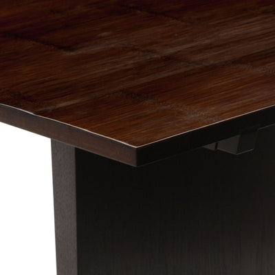 Original Bamboo Dining Table with End Leaves by WYETH