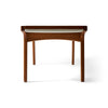 Unique Danish oak bench with a reversible leather & teak top by Unknown, 1960s