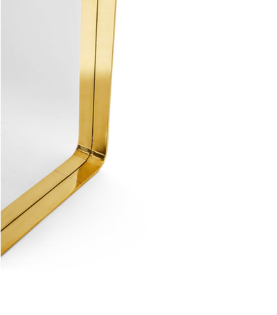 Soft Rectangle Wall Mirror in Bronze by WYETH, 2019