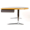 Custom Order Executive Desk and Wall Mounted Cabinet by Warren Platner for Knoll