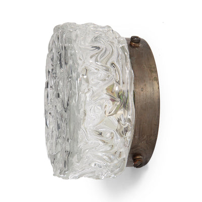 Variegated Glass Flush Mount Light from USA