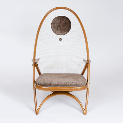 Racquet Chair by Vestergaard Jensen for Peder Pedersen, 1955