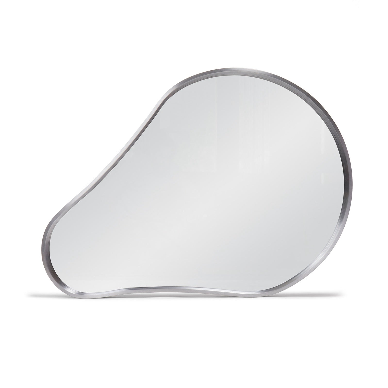 Biomorphic Aluminum Wall Mirror by WYETH