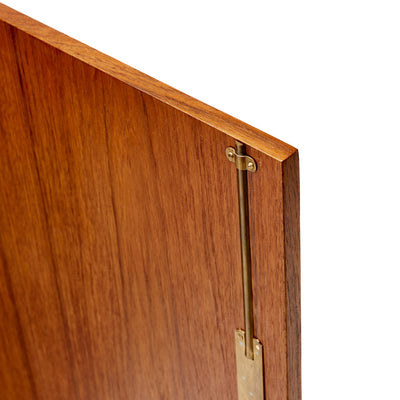A Solid Teak Two Door Storage Cabinet by Peter Hvidt & Orla Mölgaard-Nielsen - WYETH