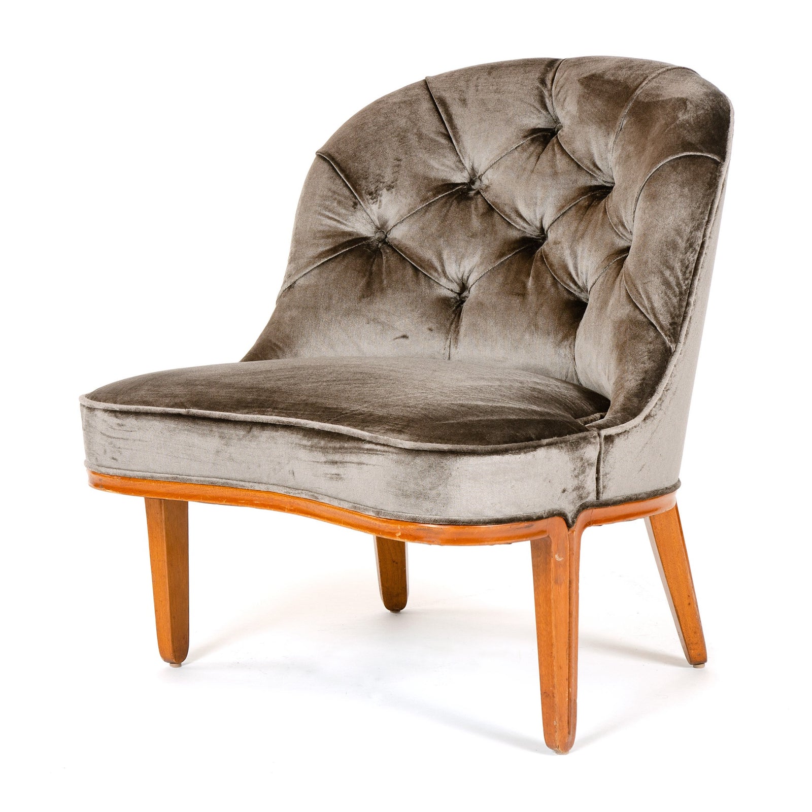 Armless Slipper Chair by Edward Wormley for Dunbar, 1957