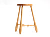 Solid Birch Three Legged Mortised & Tenon Stool for Hale of Vermont