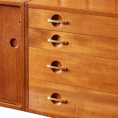Wall Mount Teak Cabinets by Hans J. Wegner for Johannes Hansen, 1951 - WYETH