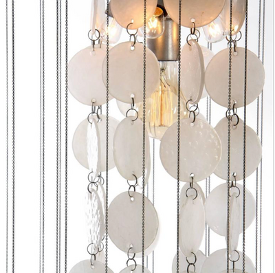 Murano Glass Disc Chandelier from Italy