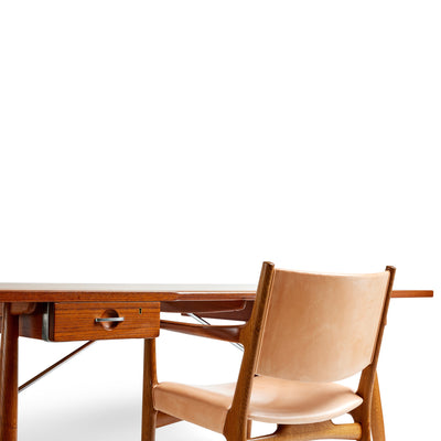 The Architect's Desk in Teak & Oak by Hans Wegner for Johannes Hansen, 1953