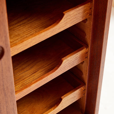 Rare Storage or Wardrobe Cabinet by Hans J. Wegner for Johannes Hansen