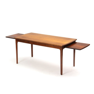 Rosewood Cocktail Table with Extensions by Ole Wanscher for A.J. Iversen