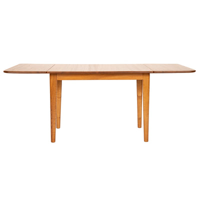 Teak Top Drop Leaf End Table by Hans Wegner, 1950's