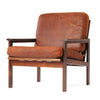 Rosewood and Leather Arm Chair by Illum Wikkelso for N. Eilersen