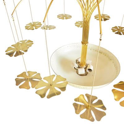 Chandelier by Paavo Tynell for Lightolier, 1950s