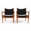 Pair of Lounge Chairs by Hans J. Wegner for Johannes Hansen