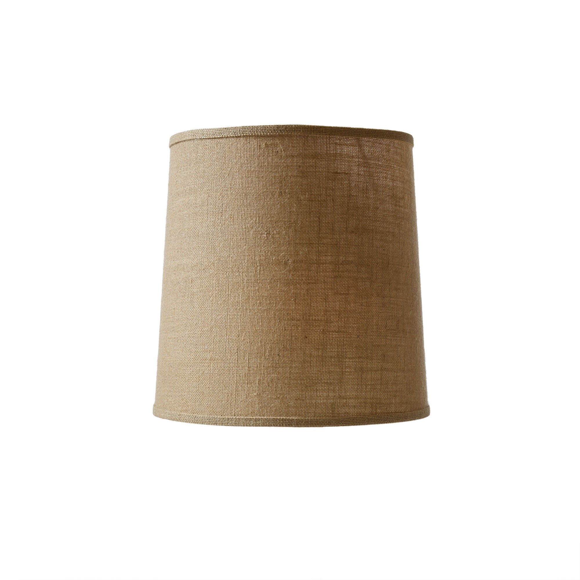 Brown Burlap Lampshade-Small