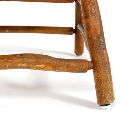 Hickory Woven Seat and Back Lounge Chair for Old Hickory
